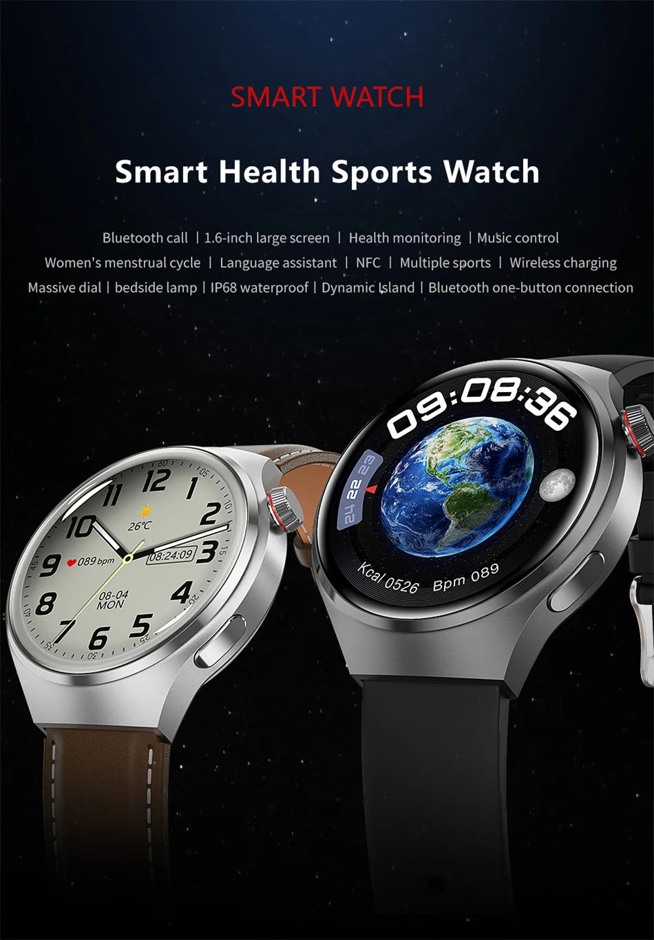 Smart Watch With AMOLED Screen