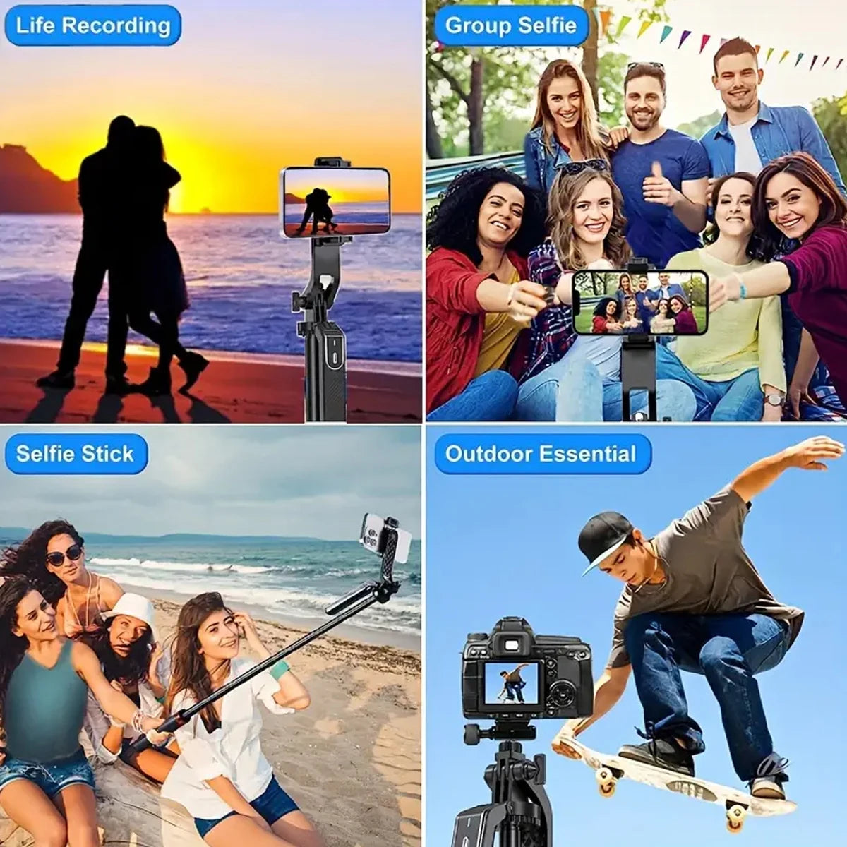 Portable Camera Tripod With Remote Control