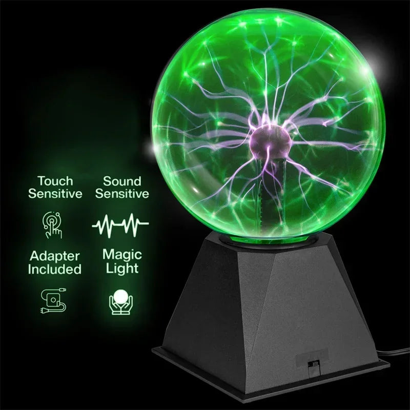 Magic Sound Control With Plasma Ball Lamp