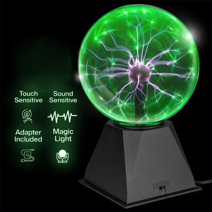 Magic Sound Control With Plasma Ball Lamp