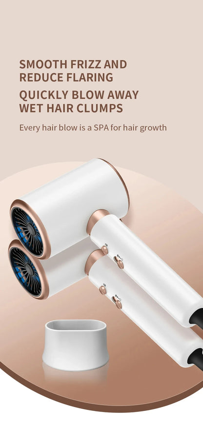 Hair Dryer With High Speed Electric Turbine