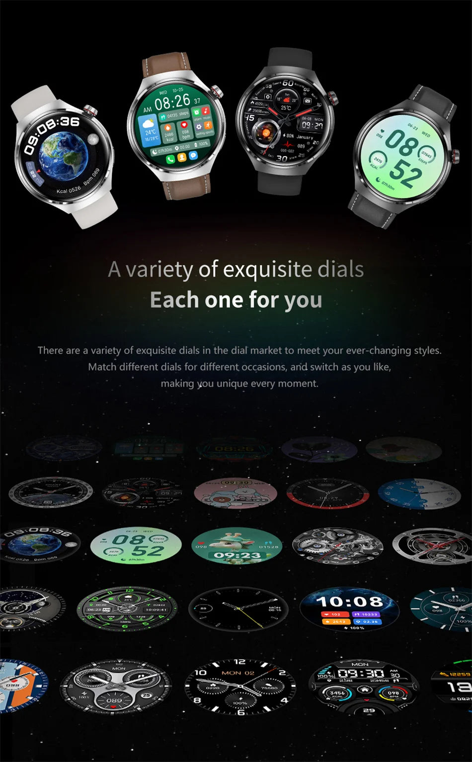 Smart Watch With AMOLED Screen