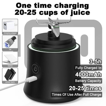 Portable Blender 600ML Electric Juicer