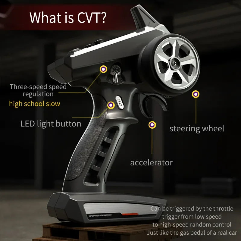 Auto con telecomando a LED e alta velocità