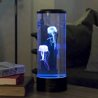 Color Changing Jelly Fish Lamp With Usb