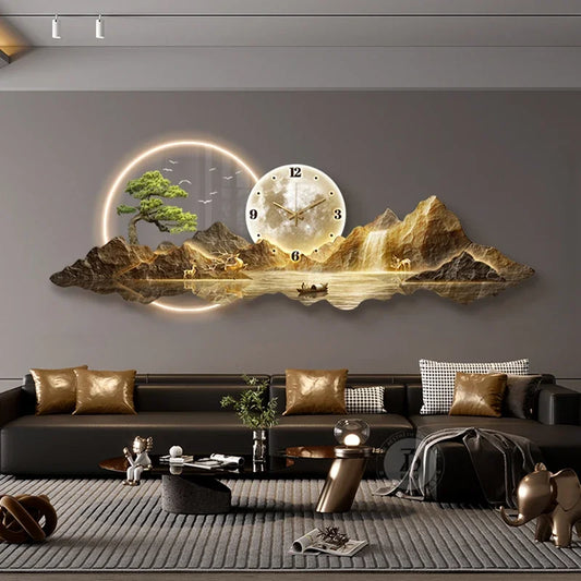 Design Luxury Wall Clocks For Living Rooms