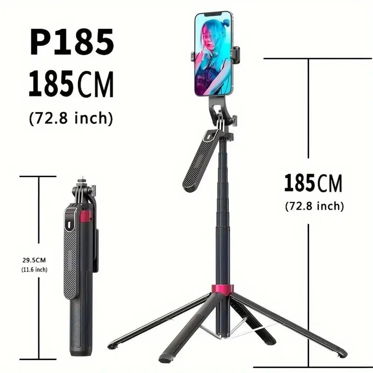 Portable Camera Tripod With Remote Control