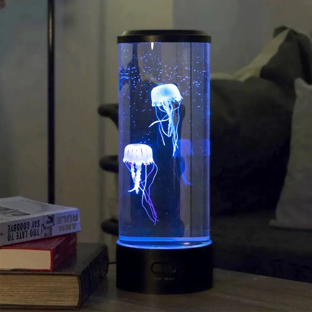 Color Changing Jelly Fish Lamp With Usb