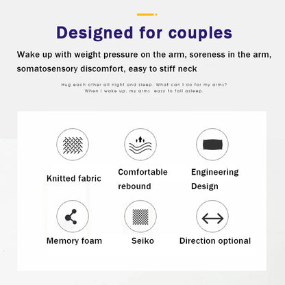 Left & Right Arm Couple Pillow