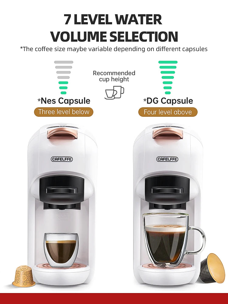 5 In 1 Capsule Coffee Machine Hot & Cold