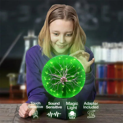 Magic Sound Control With Plasma Ball Lamp