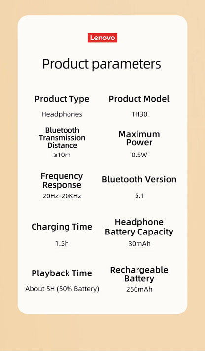 Lenovo Wireless Headphones