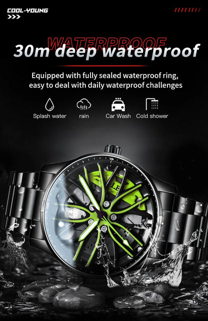 Sport Car Rim Watch