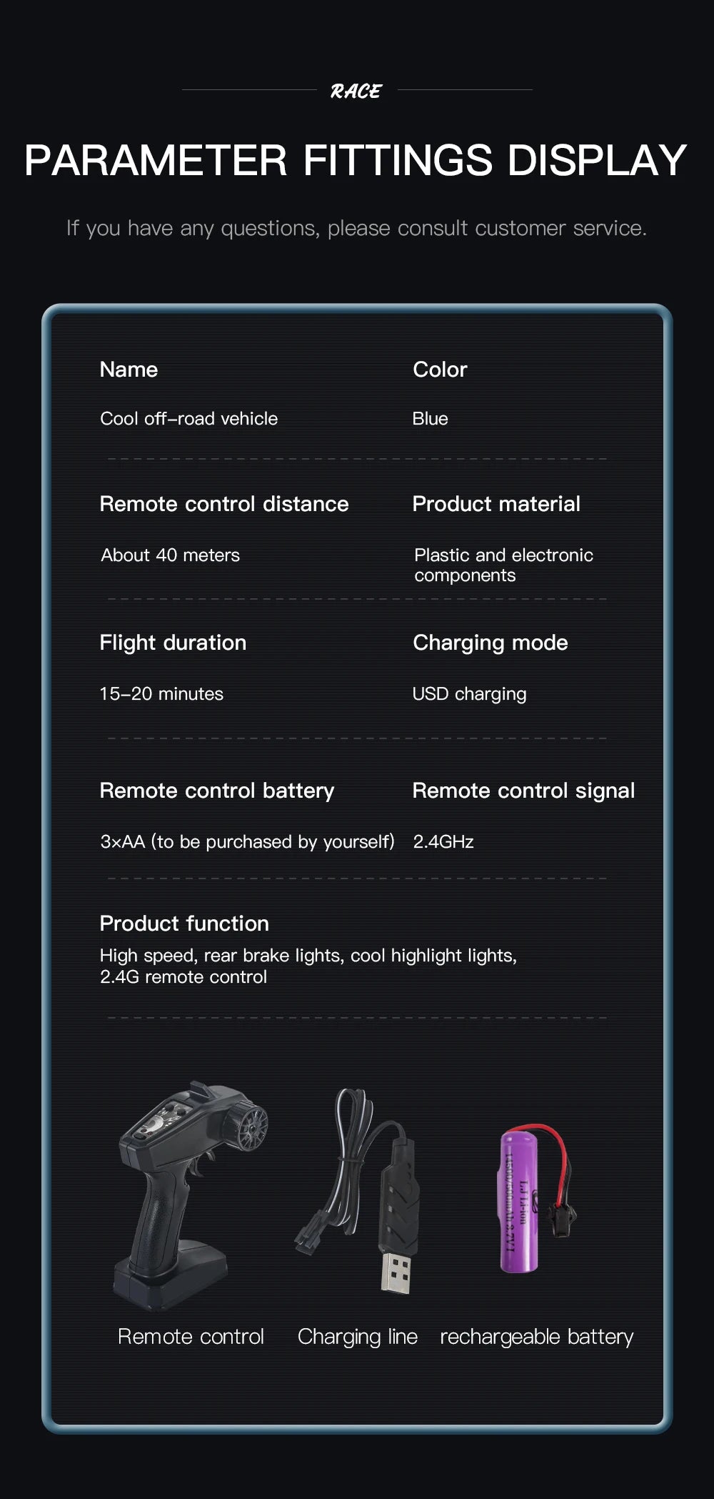 High Speed Car With Remote Control