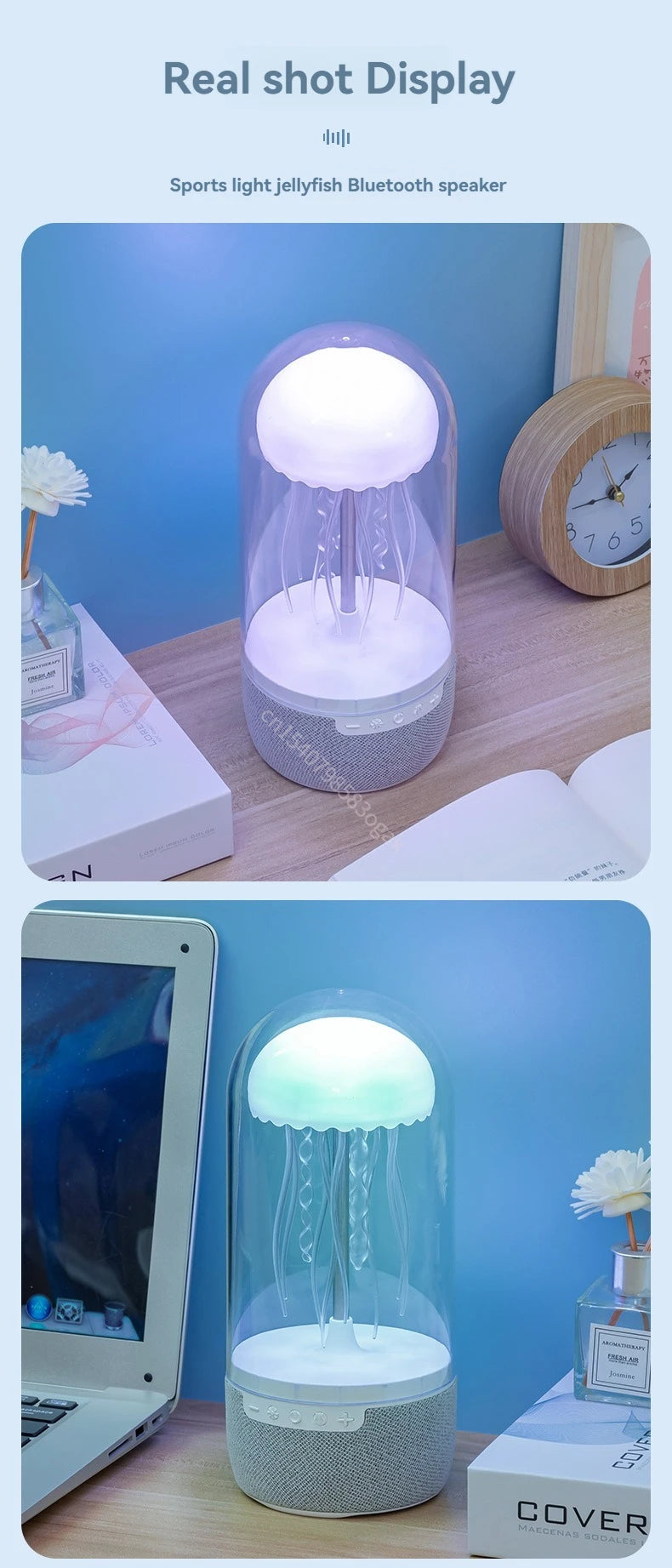 Colorful Jelly Fish With Bluetooth Speaker