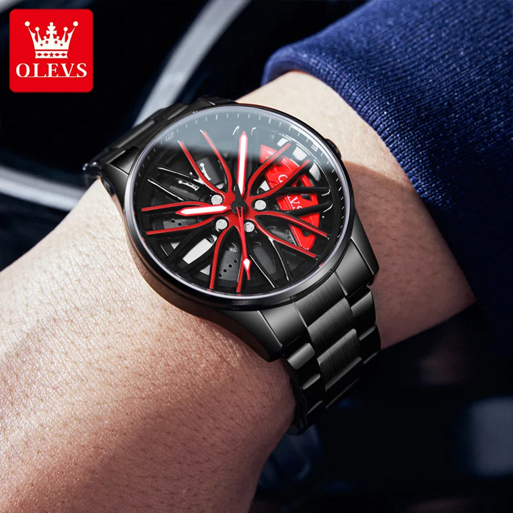 Sport Car Rim Watch