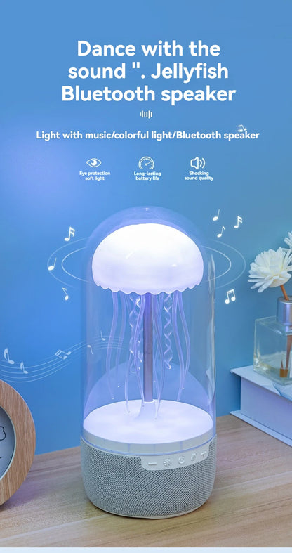 Colorful Jelly Fish With Bluetooth Speaker