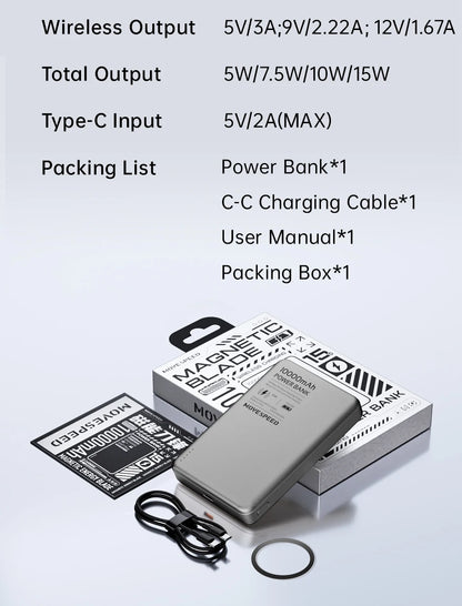 Wireless Fast Charger Portable Power Bank