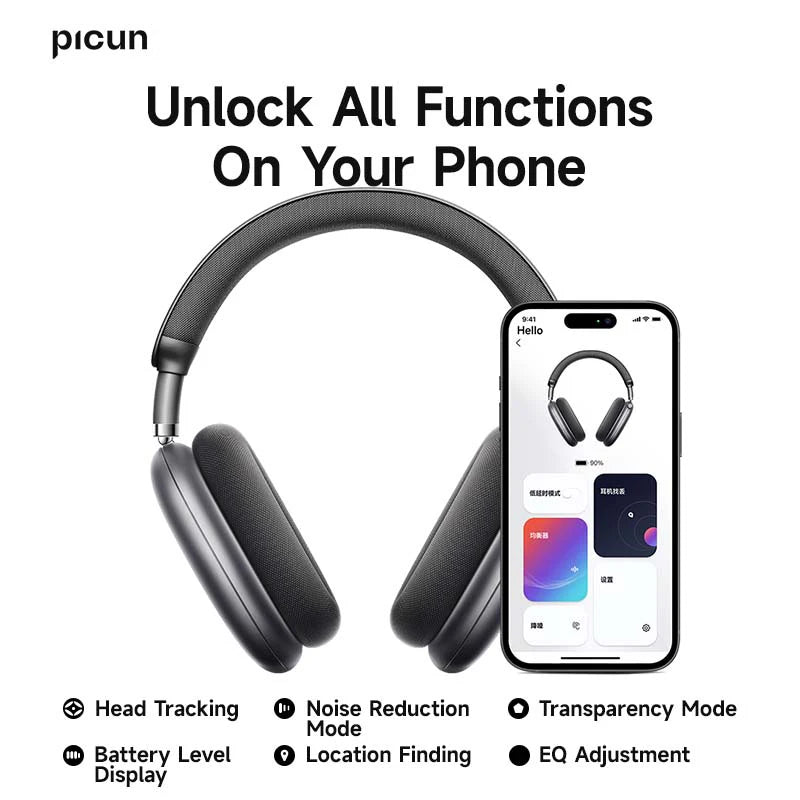 Picun F8 Pro ANC Wireless Headphones