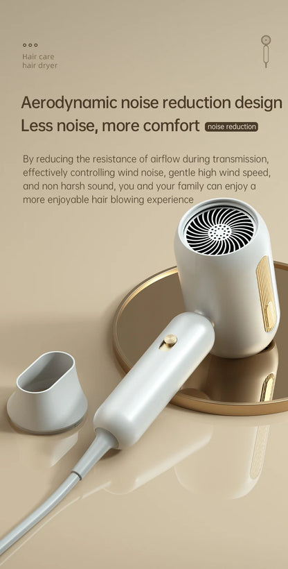 Hair Dryer With High Speed Electric Turbine