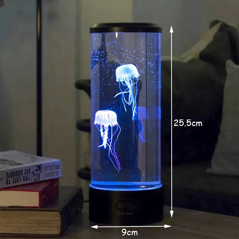 Color Changing Jelly Fish Lamp With Usb