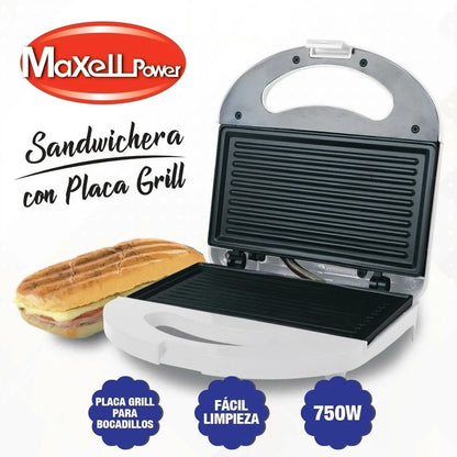 SANDWICHERA Elettrica Con Piastra GRILL